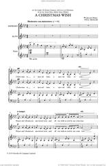 Cover icon of A Christmas Wish sheet music for choir (2-Part) by Paul Mealor, intermediate duet