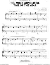 Cover icon of The Most Wonderful Time Of The Year (arr. Kevin Olson) sheet music for voice and other instruments (E-Z Play) by Eddie Pola, Kevin Olson and George Wyle, easy skill level