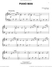 Cover icon of Piano Man sheet music for piano solo by Billy Joel, easy skill level