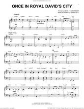 Cover icon of Once In Royal David's City [Jazz version] (arr. Brent Edstrom) sheet music for piano solo by Henry Gauntlett, Brent Edstrom and Cecil Alexander, intermediate skill level