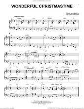 Cover icon of Wonderful Christmastime [Jazz version] (arr. Brent Edstrom) sheet music for piano solo by Paul McCartney, Brent Edstrom and Eli Young Band, intermediate skill level