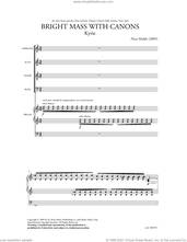 Cover icon of Bright Mass With Canons sheet music for choir (SATB: soprano, alto, tenor, bass) by Nico Muhly, classical score, intermediate skill level