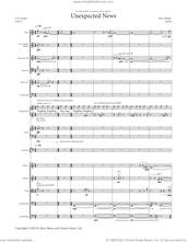 Cover icon of Unexpected News sheet music for orchestra (full score) by Nico Muhly and C.P. Cavafy, classical score, intermediate skill level