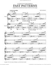 Cover icon of Fast Patterns sheet music for piano four hands by Nico Muhly, classical score, intermediate skill level