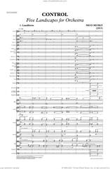 Cover icon of Control sheet music for orchestra (full score) by Nico Muhly, classical score, intermediate skill level