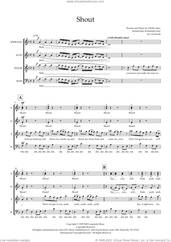 Cover icon of Shout (arr. Sam Burns) sheet music for choir (SSATB) by The Isley Brothers, Sam Burns, O Kelly Isley, Ronald Isley and Rudolph Isley, intermediate skill level