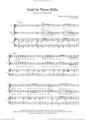 Cover icon of Gold In Them Hills (arr. Dom Stichbury) sheet music for choir (TTBB: tenor, bass) by Ron Sexsmith and Dom Stichbury, intermediate skill level