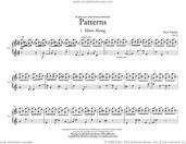 Cover icon of Patterns sheet music for organ by Nico Muhly, classical score, intermediate skill level