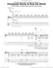 Cover icon of Everybody Wants To Rule The World (arr. Kent Nishimura) sheet music for guitar solo by Tears For Fears, Kent Nishimura, Christopher Hughes, Ian Stanley and Roland Orzabal, intermediate skill level