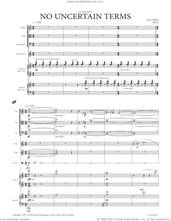 Cover icon of No Uncertain Terms sheet music for mixed ensemble (score) by Nico Muhly, classical score, intermediate skill level