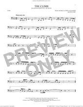 Cover icon of The Climb (from Hannah Montana: The Movie) sheet music for Tuba Solo (tuba) by Miley Cyrus, Jessi Alexander and Jon Mabe, intermediate skill level