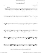 Cover icon of Love Story sheet music for Tuba Solo (tuba) by Taylor Swift, intermediate skill level