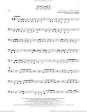 Cover icon of Stronger (What Doesn't Kill You) sheet music for Tuba Solo (tuba) by Kelly Clarkson, Alexandra Tamposi, David Gamson, Greg Kurstin and Jorgen Elofsson, intermediate skill level
