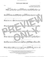 Cover icon of Teenage Dream sheet music for Tuba Solo (tuba) by Katy Perry, Benjamin Levin, Bonnie McKee, Lukasz Gottwald and Max Martin, intermediate skill level