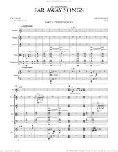 Cover icon of Far Away Songs sheet music for mixed ensemble (score ands) by Nico Muhly and C.P. Cavafy, classical score, intermediate skill level