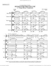 Cover icon of Hymns for Private Use sheet music for mixed ensemble (score ands) by Nico Muhly, classical score, intermediate skill level