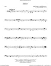 Cover icon of Hero sheet music for Tuba Solo (tuba) by Enrique Iglesias, Mark Taylor and Paul Barry, intermediate skill level