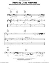Cover icon of Throwing Good After Bad sheet music for guitar solo by Brandi Carlile, Brandi Marie Carlile, Phillip John Hanseroth and Timothy Jay Hanseroth, intermediate skill level