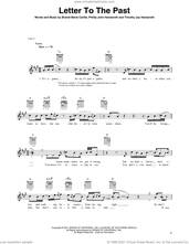 Cover icon of Letter To The Past sheet music for guitar solo by Brandi Carlile, Brandi Marie Carlile, Phillip John Hanseroth and Timothy Jay Hanseroth, intermediate skill level