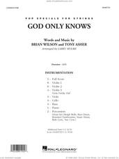Cover icon of God Only Knows (arr. Larry Moore) (COMPLETE) sheet music for orchestra by The Beach Boys, Brian Wilson, Larry Moore and Tony Asher, intermediate skill level