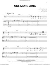 Cover icon of One More Song (from Vivo) sheet music for voice and piano by Lin-Manuel Miranda and Alex Lacamoire, intermediate skill level
