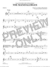 Cover icon of The Mandalorian (from Star Wars: The Mandalorian) (arr. Longfield) sheet music for orchestra (violin 1) by Ludwig Göransson and Robert Longfield, intermediate skill level
