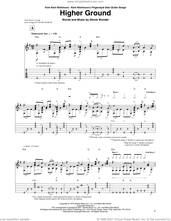 Cover icon of Higher Ground (arr. Kent Nishimura) sheet music for guitar solo by Stevie Wonder and Kent Nishimura, intermediate skill level