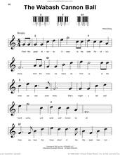 Cover icon of The Wabash Cannon Ball sheet music for piano solo by Hobo Song, beginner skill level