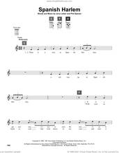 Cover icon of Spanish Harlem sheet music for ukulele solo (ChordBuddy system) by Ben E. King, Aretha Franklin, Jerry Leiber and Phil Spector, intermediate ukulele (ChordBuddy system)
