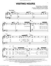 Cover icon of Visiting Hours sheet music for piano solo by Ed Sheeran, Amy Wadge, Anthony Clemons Jr., Johnny McDaid, Kim Lang Smith, Michael Pollack and Scott Carter, easy skill level