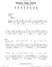 Cover icon of Seven Year Ache sheet music for banjo solo by Rosanne Cash and Michael J. Miles, intermediate skill level