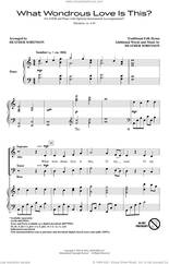 Cover icon of What Wondrous Love Is This? (arr. Heather Sorenson) sheet music for choir (SATB: soprano, alto, tenor, bass) by Heather Sorenson and Traditional Folk Hymn, intermediate skill level
