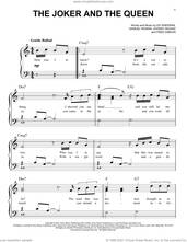 Cover icon of The Joker And The Queen sheet music for piano solo by Ed Sheeran, Fred Gibson, Johnny McDaid and Samuel Roman, easy skill level