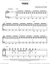 Cover icon of Tides sheet music for piano solo by Ed Sheeran, Foy Vance and Johnny McDaid, easy skill level