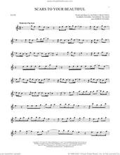 Cover icon of Scars To Your Beautiful sheet music for flute solo by Alessia Cara, Alessia Caracciolo, Andrew Wansel, Coleridge Tillman and Warren Felder, intermediate skill level