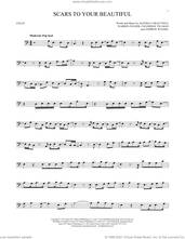 Cover icon of Scars To Your Beautiful sheet music for cello solo by Alessia Cara, Alessia Caracciolo, Andrew Wansel, Coleridge Tillman and Warren Felder, intermediate skill level