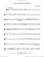 Cover icon of Don't Fear The Reaper sheet music for flute solo by Blue Oyster Cult and Donald Roeser, intermediate skill level