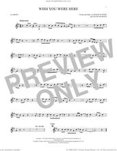 Cover icon of Wish You Were Here sheet music for clarinet solo by Pink Floyd, David Gilmour and Roger Waters, intermediate skill level