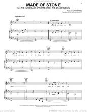 Cover icon of Made Of Stone (from the musical The Hunchback of Notre Dame) sheet music for voice, piano or guitar by Alan Menken, Alan Menken & Stephen Schwartz and Stephen Schwartz, intermediate skill level