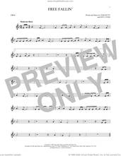 Cover icon of Free Fallin' sheet music for oboe solo by Tom Petty and Jeff Lynne, intermediate skill level