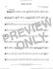 Cover icon of Free Fallin' sheet music for viola solo by Tom Petty and Jeff Lynne, intermediate skill level