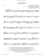 Cover icon of High Hopes sheet music for viola solo by Panic! At The Disco, Brendon Urie, Ilsey Juber, Jacob Sinclair, Jenny Owen Youngs, Jonas Jeberg, Lauren Pritchard, Sam Hollander, Tayla Parx and William Lobban Bean, intermediate skill level