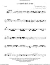 Cover icon of Let's Get It Started sheet music for violin solo by Black Eyed Peas, Allan Pineda, George Pajon Jr., Jaime Gomez, Michael Fratantuno, Terence Yoshiaki Graves and Will Adams, intermediate skill level