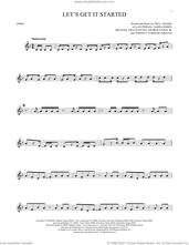 Cover icon of Let's Get It Started sheet music for horn solo by Black Eyed Peas, Allan Pineda, George Pajon Jr., Jaime Gomez, Michael Fratantuno, Terence Yoshiaki Graves and Will Adams, intermediate skill level