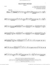 Cover icon of Old Town Road (Remix) sheet music for cello solo by Lil Nas X feat. Billy Ray Cyrus, Atticus Ross, Billy Ray Cyrus, Jocelyn Donald, Kiowa Roukema, Montero Lamar Hill and Trent Reznor, intermediate skill level