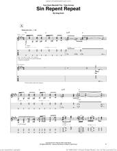Cover icon of Sin Repent Repeat sheet music for guitar (tablature) by Greg Koch, intermediate skill level