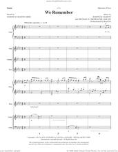 Cover icon of We Remember (COMPLETE) sheet music for orchestra/band by Joseph M. Martin, Joseph M. Martin and Michael E. Showalter and Michael E. Showalter, intermediate skill level