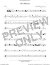 Cover icon of Free Fallin' sheet music for flute solo by Tom Petty and Jeff Lynne, intermediate skill level