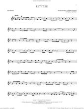 Cover icon of Let It Be sheet music for recorder solo by The Beatles, John Lennon and Paul McCartney, intermediate skill level