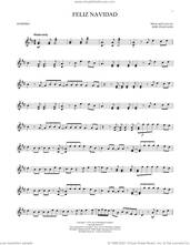 Cover icon of Feliz Navidad sheet music for Marimba Solo by Jose Feliciano and Will Rapp, intermediate skill level